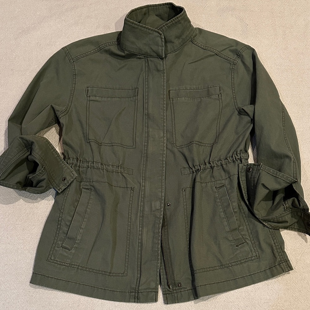 Old Navy Dark Green Utility Jacket S - Picture 1 of 11